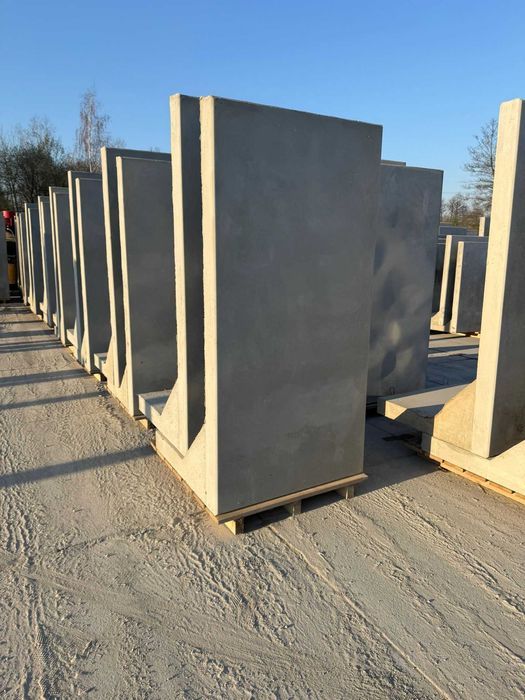 Mury Oporowe typu L | Prefabrykaty C30/37 | Zbrojone | Transport