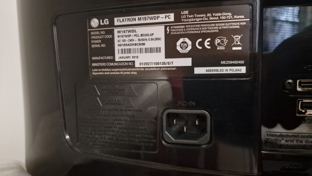 Monitor LG/Tv como novo