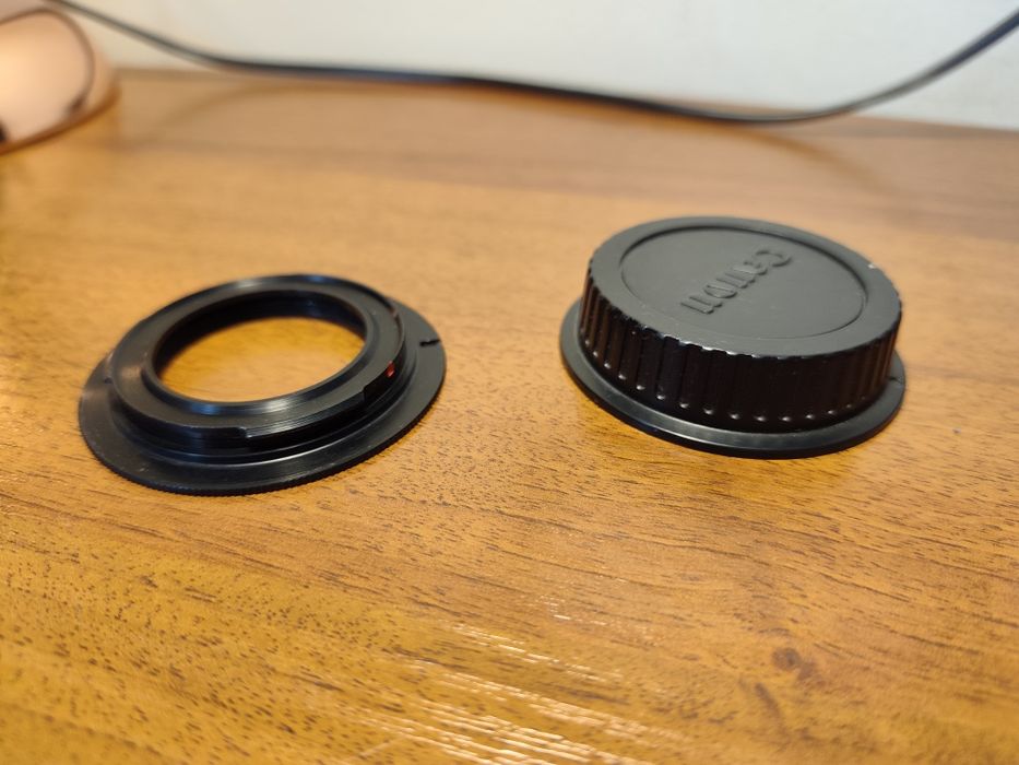 Adapter CANON EOS [EF/EF-S] na M42 + blokada