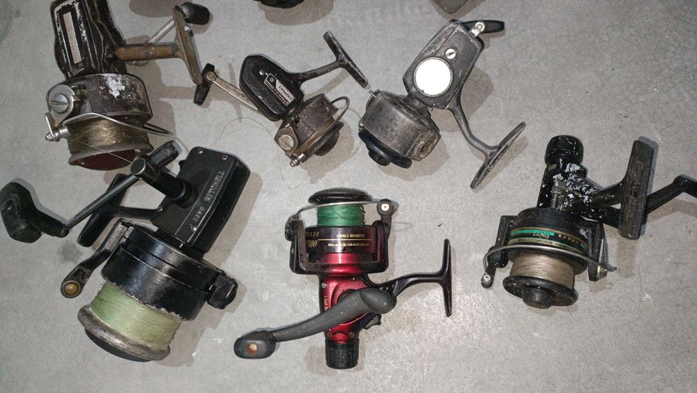 molinetes ou carretos, Lote de 9