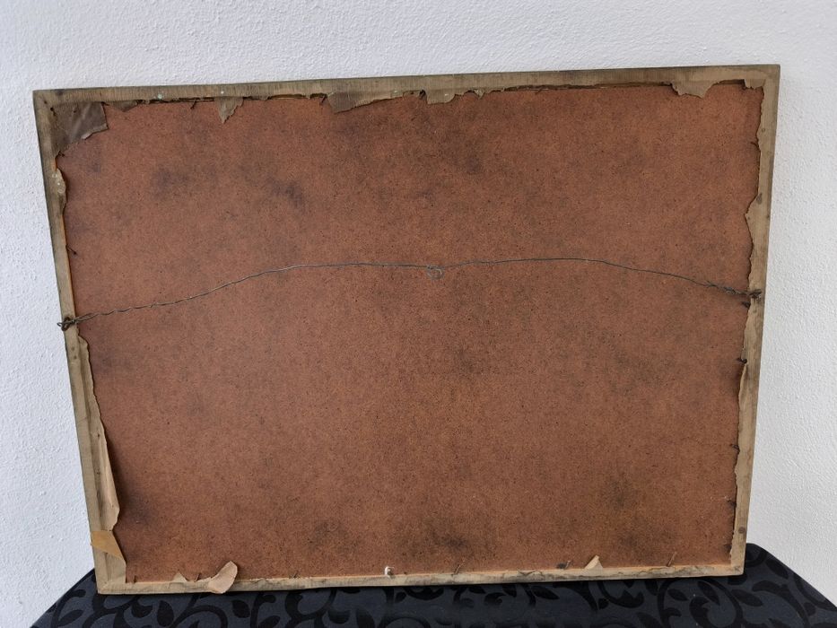 Frame with commemorative poster of Sporting Clube de Portugal and tile64740470401794122