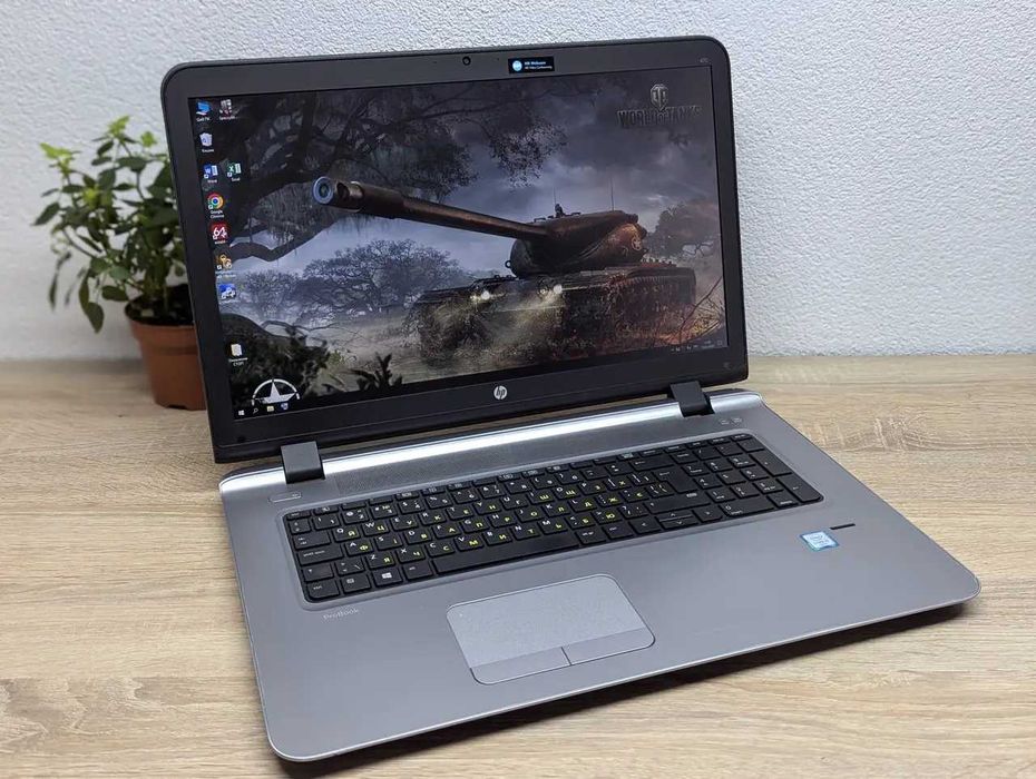 Ігровий ноутбук HP ProBook 17"  Full HD / i5-6200U/8GB/Radeon R7 2Gb /SSD256Gb