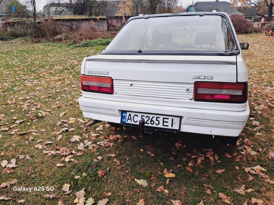 Peugeot 309 на повному ходу