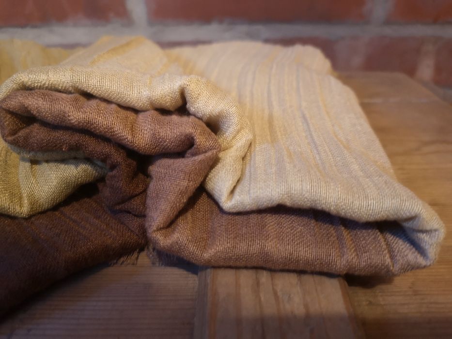 Szal Chusta kolory ziemi lekki