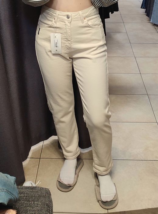 Джинси бойфренди жіночі it’s basic бежеві штани