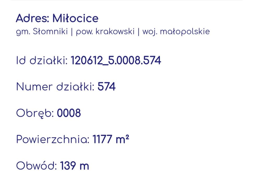 Działka budowlana 1177m2