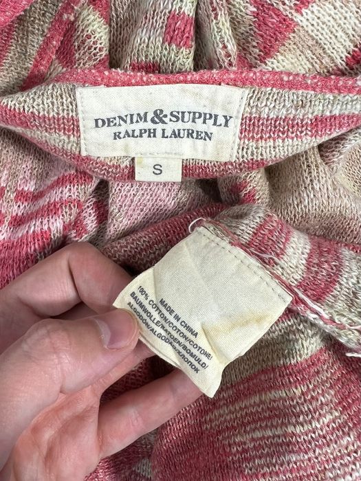 Unique Sweater Ralph Lauren Denim & Supply 100% Cotton Sweter