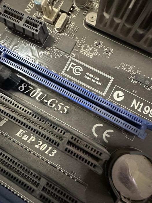 материнская плата MSI 870A-G55.