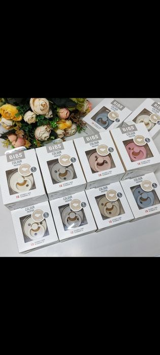 Bibs DeLux латекс та силікон. Соска, пустушка. Boheme,Color запаковані