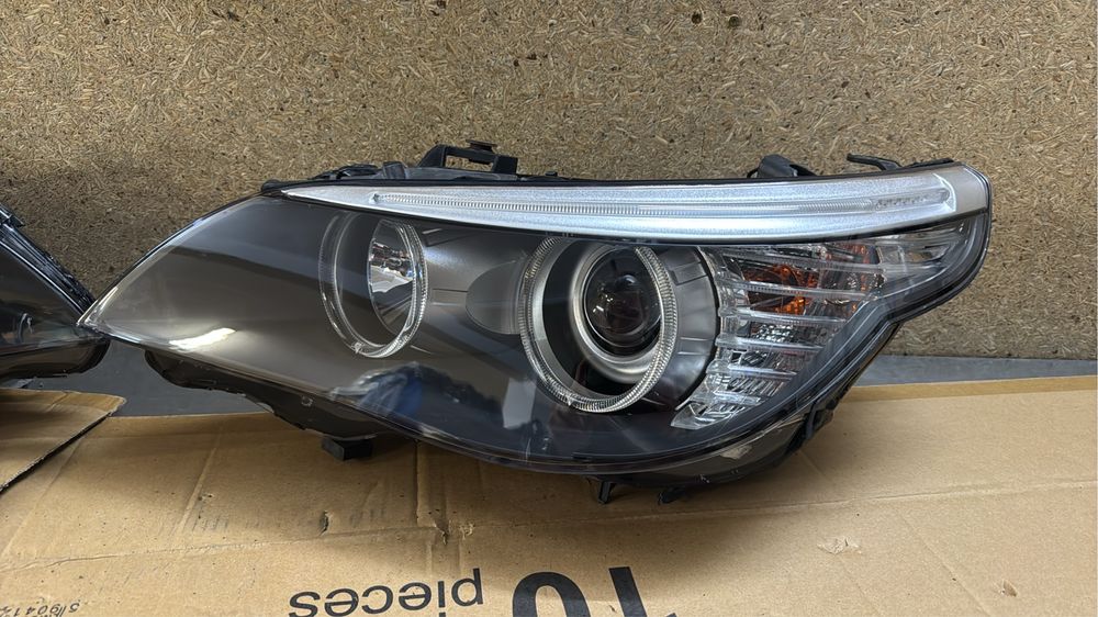 Reflektory Bi led e60 lci zrobione z H7 lift