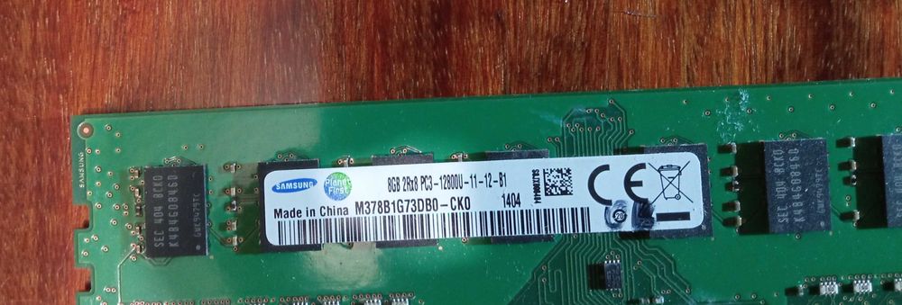 Оперативная память Samsung 8GB/DDR3/1600Mhz/Intel-AMD