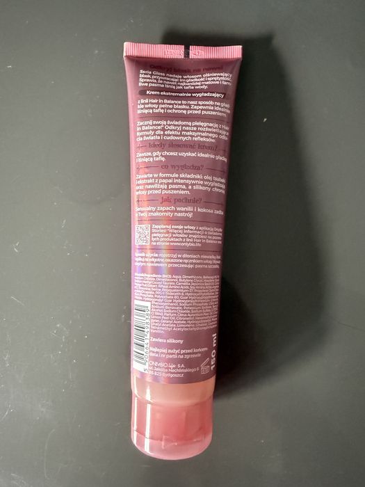 Onlybio Gloss krem do wlosów ekstremalnie wygładzający