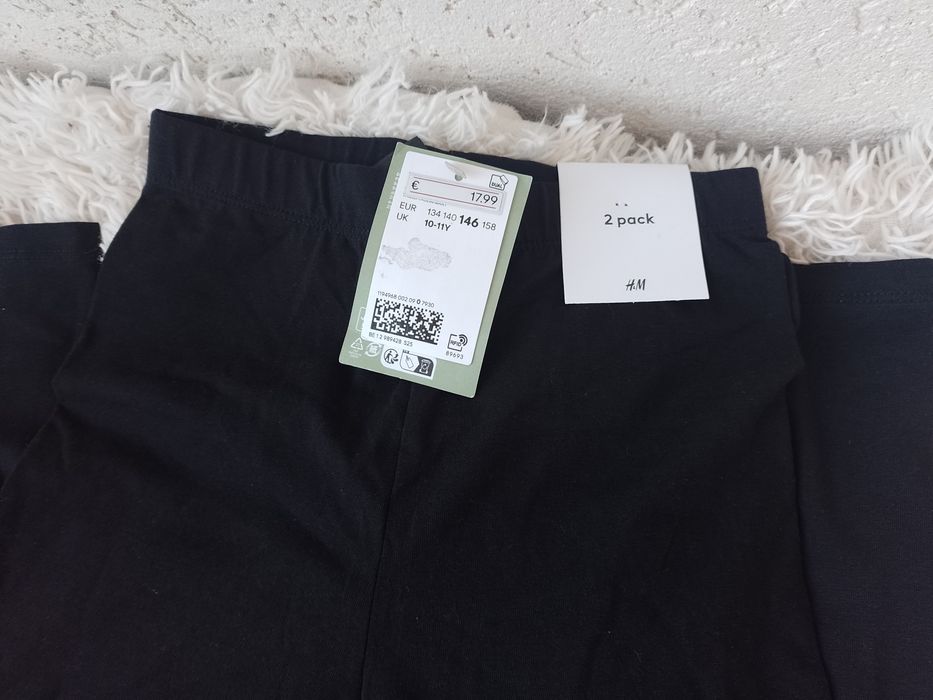 Лосини, легінси H&M, 146 см, набір з 2 штук