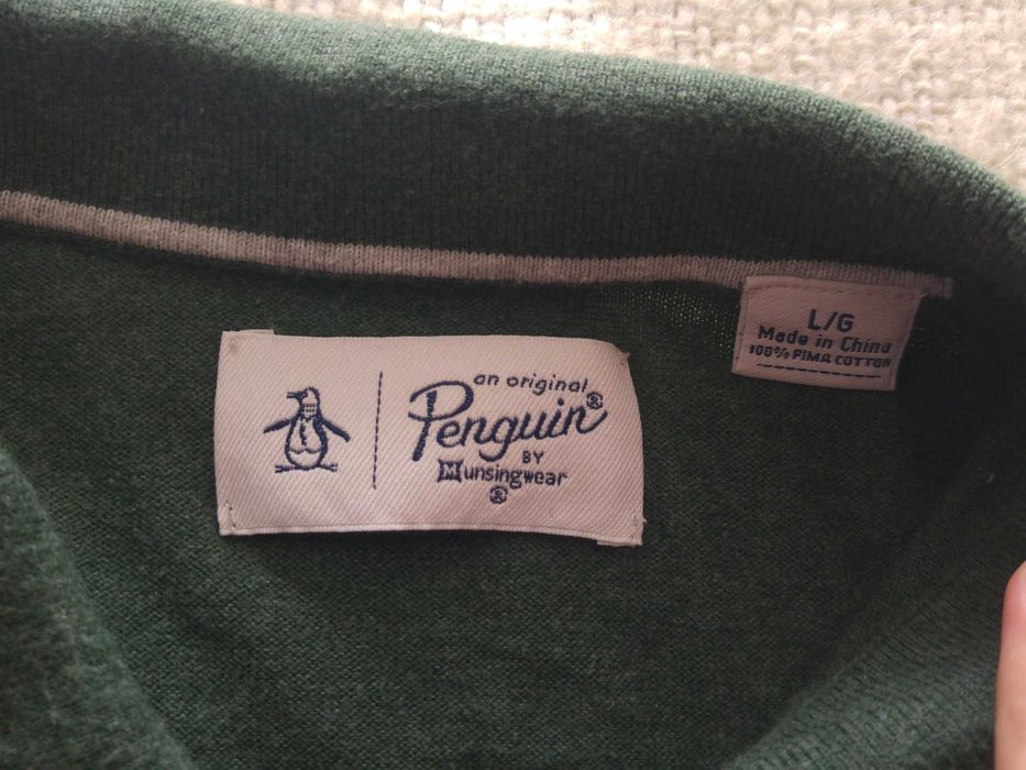 Polo męskie bawełniane Penguin
