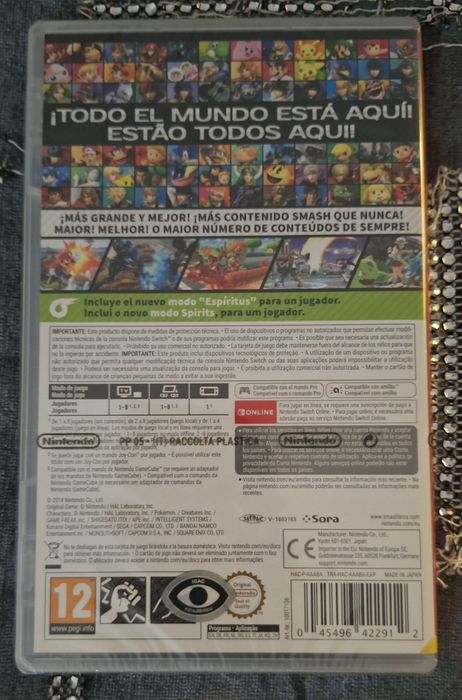 Jogo Nintendo switch super smash bros ultimate
