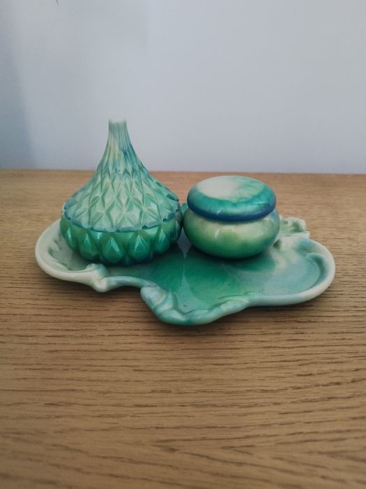 Rękodzieło zestaw na biżuterię z żywicy epoksydowej odcienie zieleni