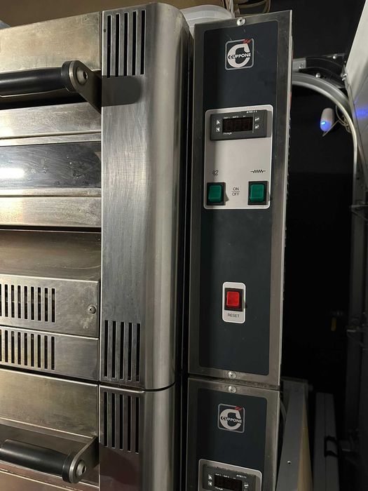 Profesjonalny Gazowy Piec do Pizzy Cuppone – 2 Komory 100x100 cm