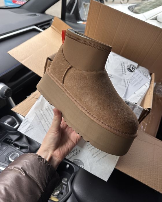 Тепленькі Ugg Classic Mini Dipper в кольорі Mustard Seed
