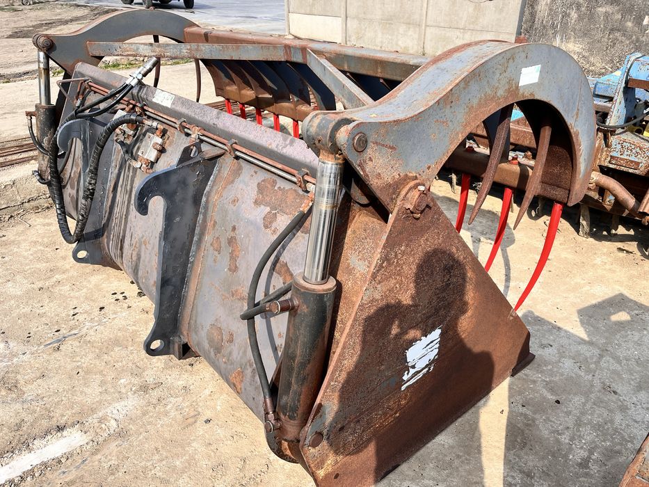 Łyżko-krokodyl JCB, volvo  ładowarka teleskopowa, łyzka objętościowa do obornika, materiałów sypkich