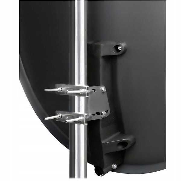 Antena satelitarna do odbioru TV z satelity o średnicy 90 cm .