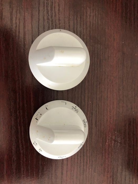 AMICA pokrętła do kuchenki gazowo- elektrycznej 2 sztuki białe