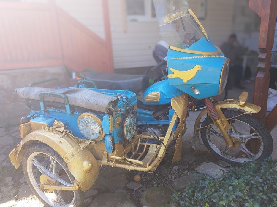 Мотоцикл Дельта з коляскою