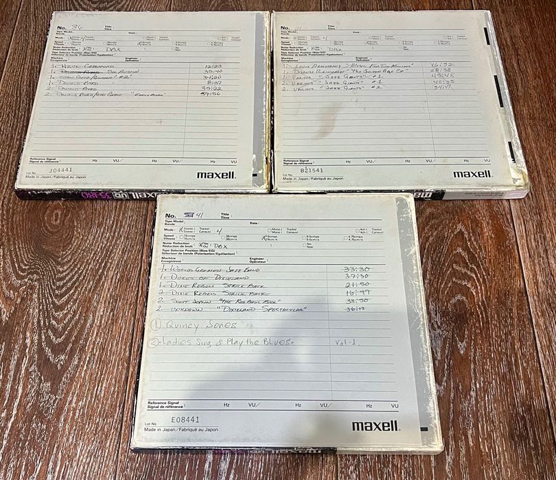Катушки магнитофонные. Бобины. Maxell. 26,5 см.