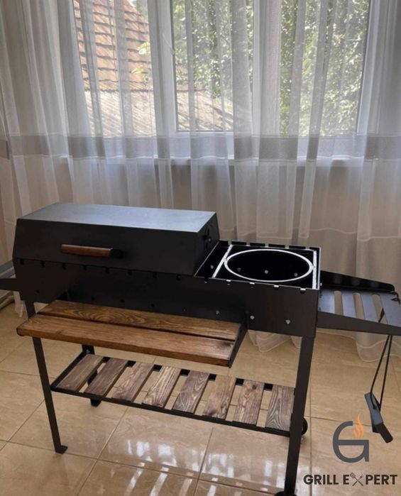 Переносний металевий мангал  5 мм на 13 шампурів Наложка