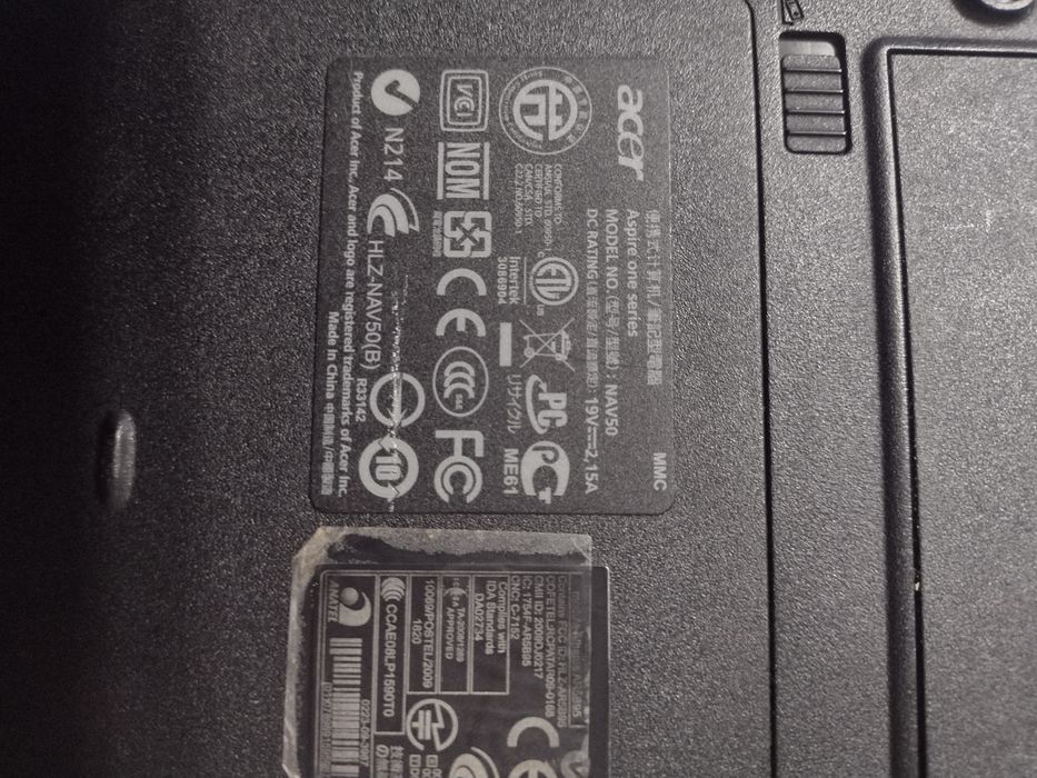 Netbook Acer na czesci