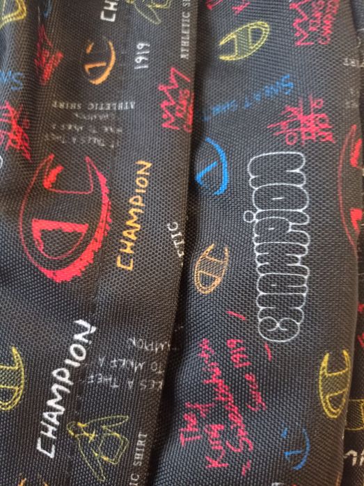 Спортивний рюкзак, наплічник, ранець, чорний в принт