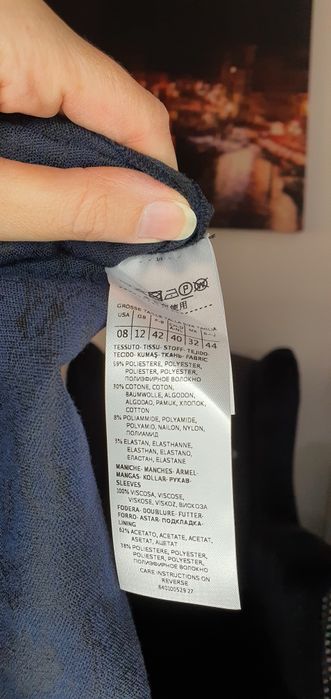 Sukienka nowa max mara granatowa oryginalna rozmiar 40 L 38 m