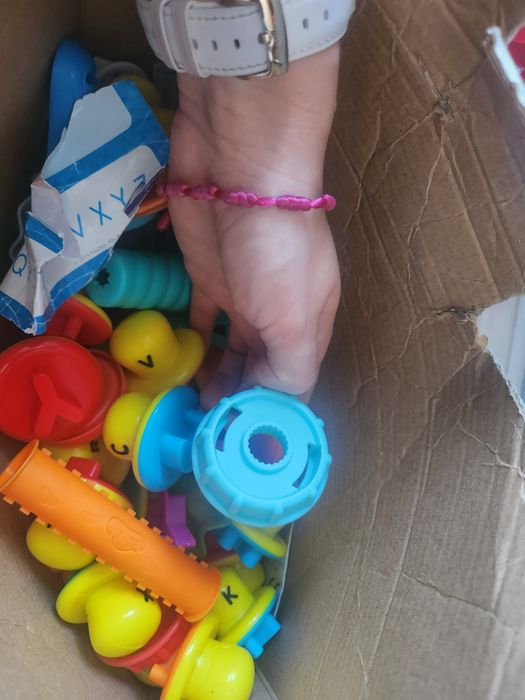 Zestawy play doo maszynka do ciastek i makaronu kilka zestawów literki