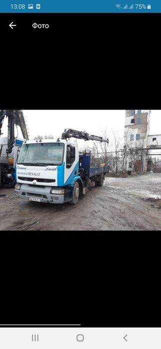 В Одессе кран манипулятор с вылет.стрелы.12.5 метров от1 до 25тонн