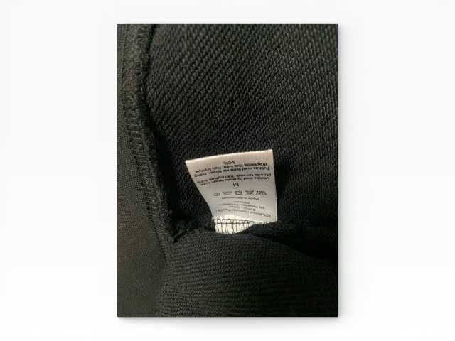 Bluza Dressmann M Czarna Rozpinana Suwak Bawełna Stójka Basic Casual Minimal