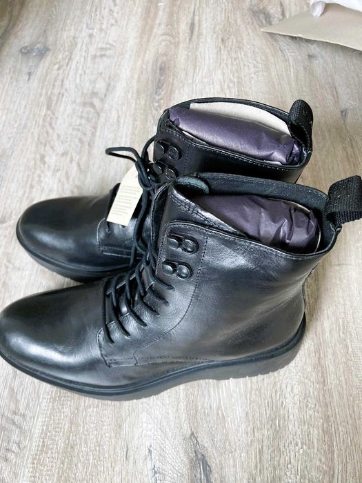 Levi's® BRIA  Skórzane botki na platformie. Nowe z metką rozm. 39.