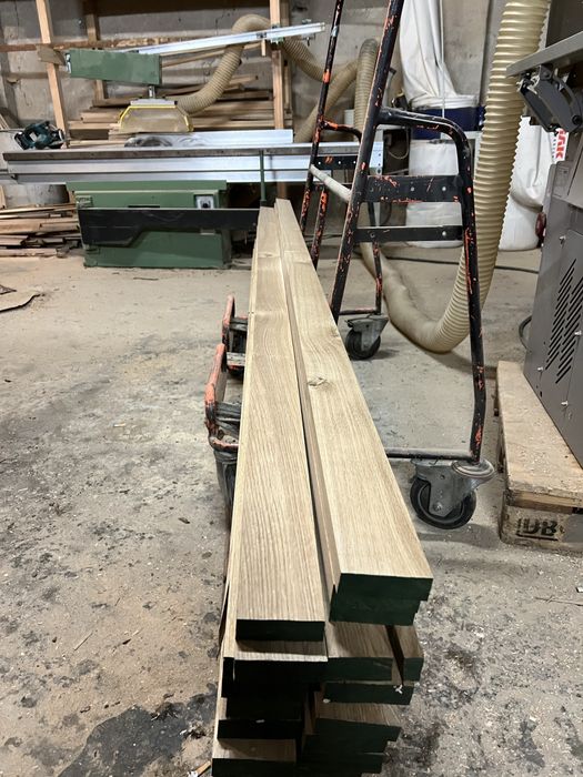 Deski debowe czterostronie strugane