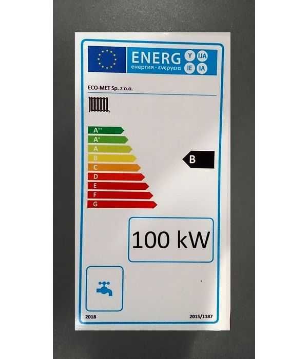Kocioł na ekogroszek z podajnikiem KG-ECO 100kW moc 5 Klasa EcoDesign