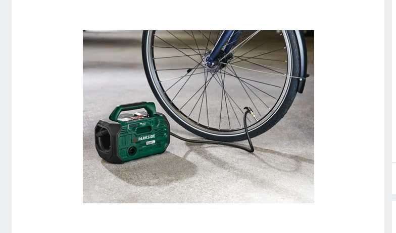 Kompresor elektryczny akumulatorowy pompka PARKSIDE