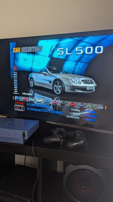 PS2 Aqua Blue + Jogos