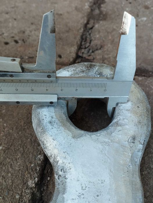 Duży hak stalowy 8 kg , mocny , ciężki 34 cm