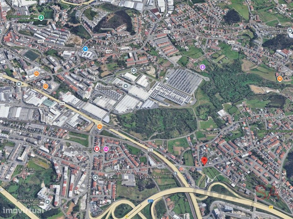Apartamento T2 novo com logradouro e lugar de garagem em Ferreiros ...
