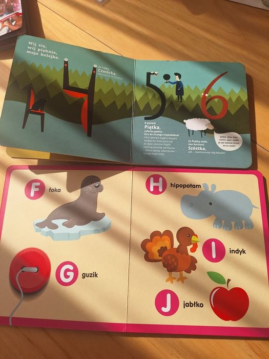 Książeczki  literki i cyferki