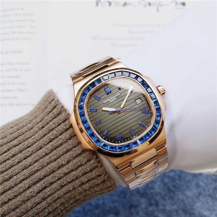 Годинник автоматичний Patek Philippe nautilus diamond