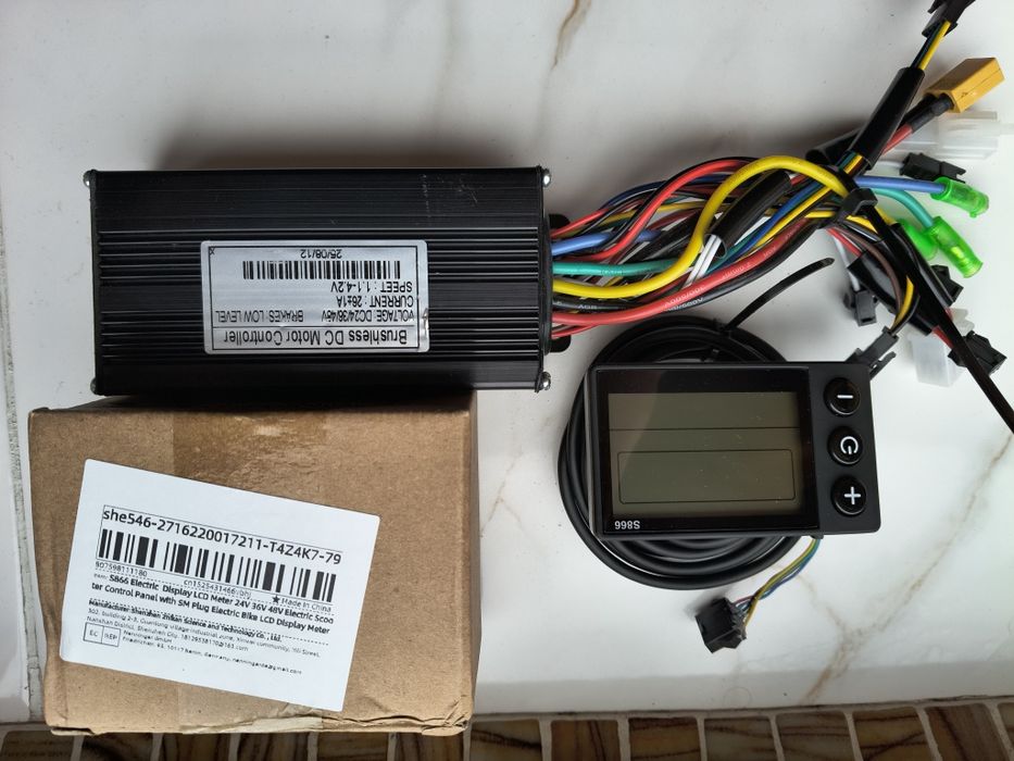 Контроллер мотора 24/36/48V 26А под дисплей типа S866