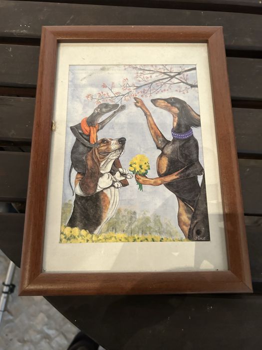 Quadros Clássicos - Cenas de Caça e Cães