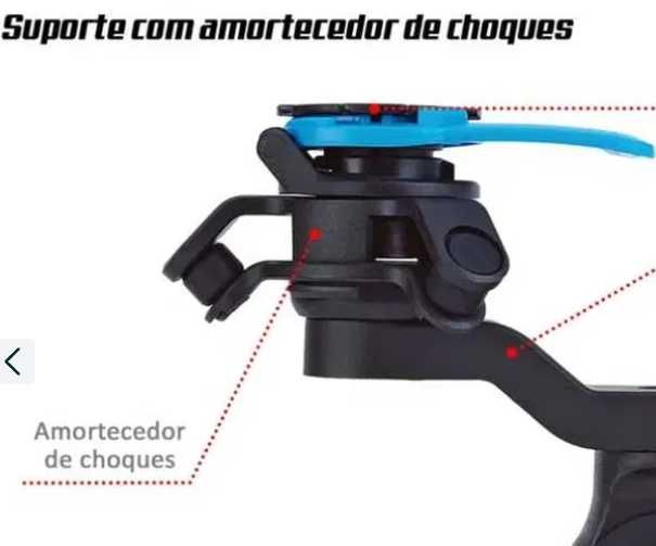 Amortecedor de vibração "Quad Lock" para telemóvel.