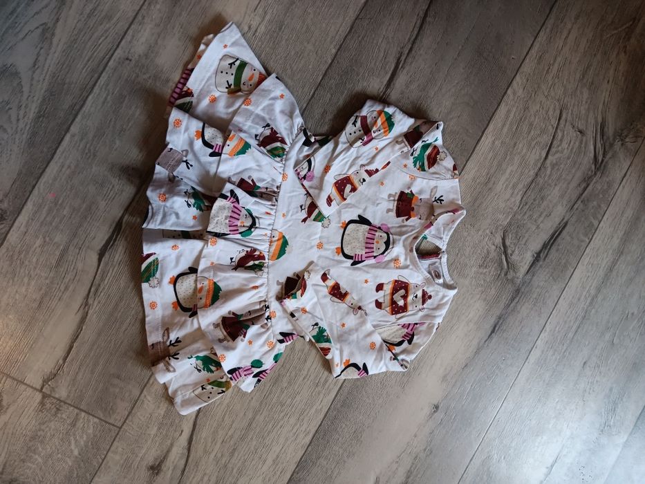 Tunika świąteczna dla dziewczynki