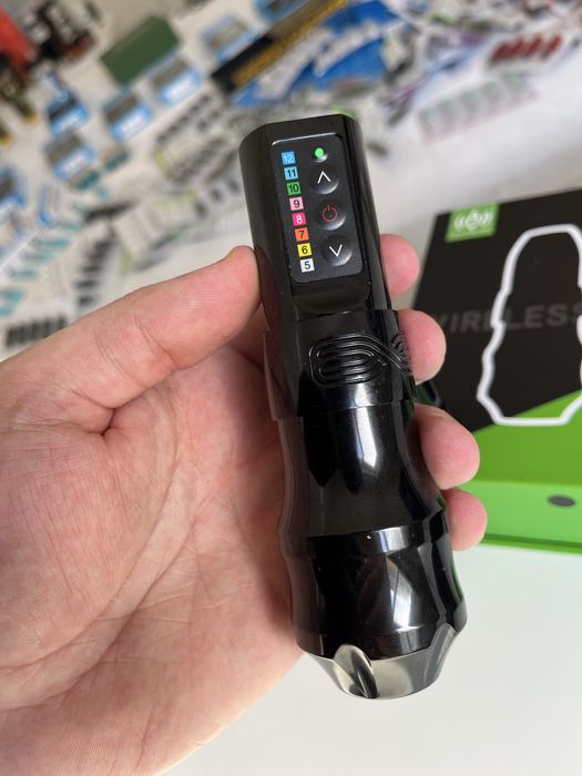 Máquina Tatuagem Profissional tipo FK Irons Exo NOVA Tattoo 2 baterias