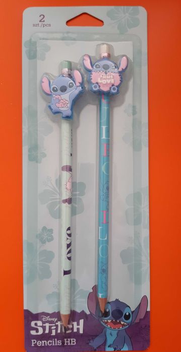 dwa ołówki stitch hb
