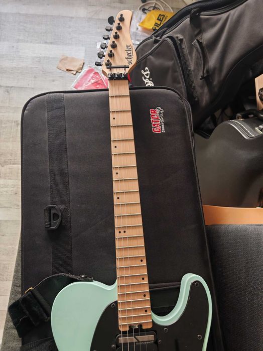 Schecter PT Sun Valley Super Shredder FR S, Sea Foam Green como nova